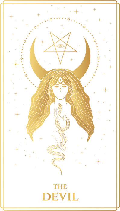 Devil tarot card