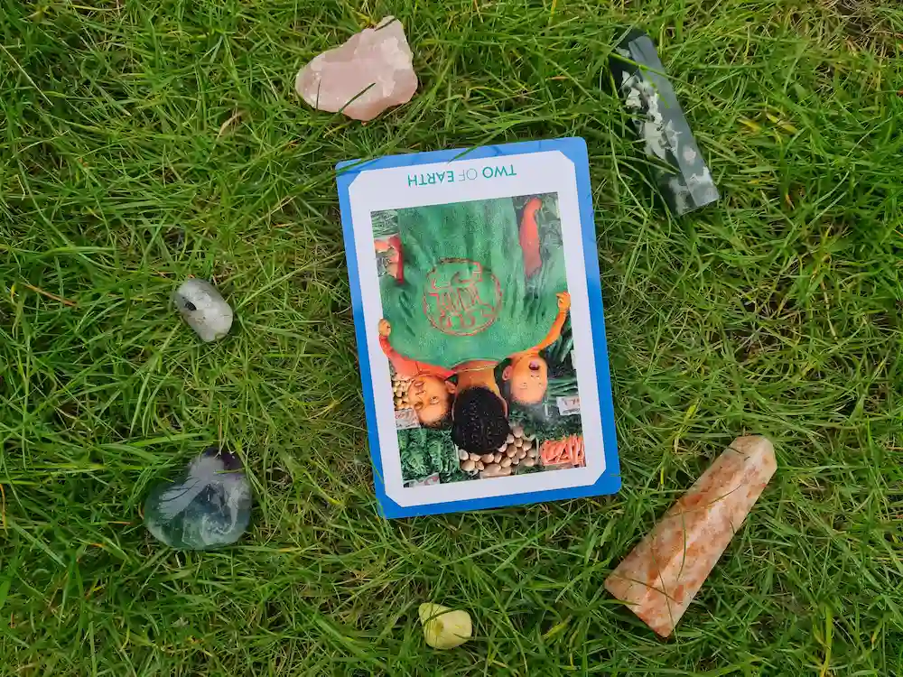 reversed two of pentacles