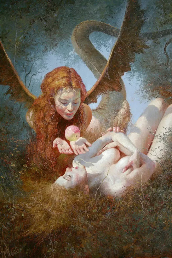 Lilith and Eve 1963 by Yuri Klapouh