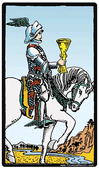 Knight of Cups Rider Waite Smith