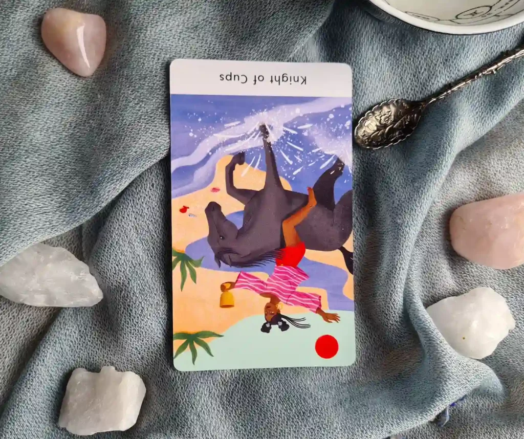 Reversed knight of Cups