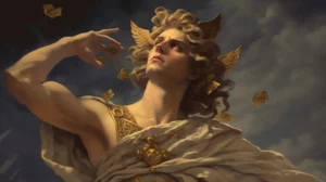 a painting of apollo