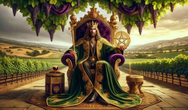 king of pentacles graphic