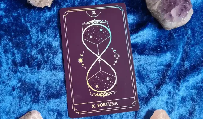 wheel of fortune tarot card X